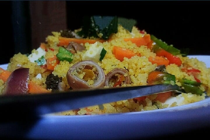 Yadda ake vegetable couscous