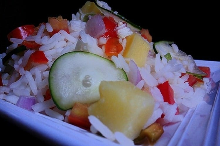 Yadda ake vegetable rice