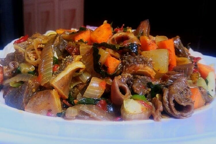 yadda ake special offal sauce