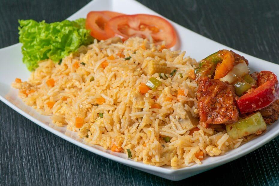yadda ake hada vegetable rice