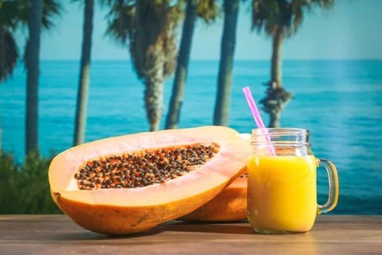 Yadda ake hada natural papaya drinks