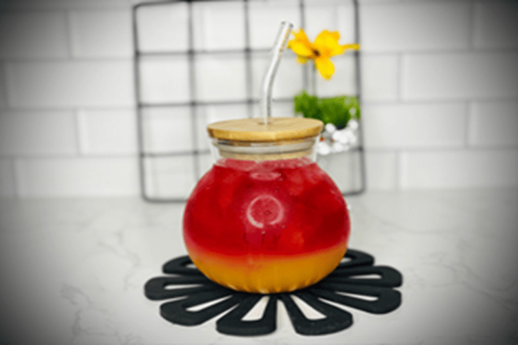 honey citrus hibiscus iced tea 1