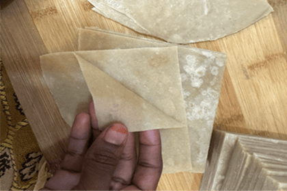 yadda ake samosa wraps daki-daki 15