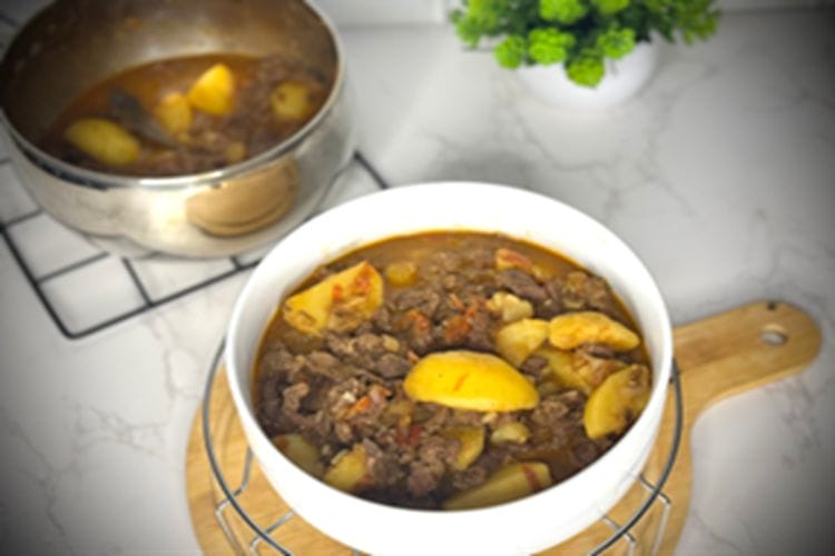 Beef and potato soup 1