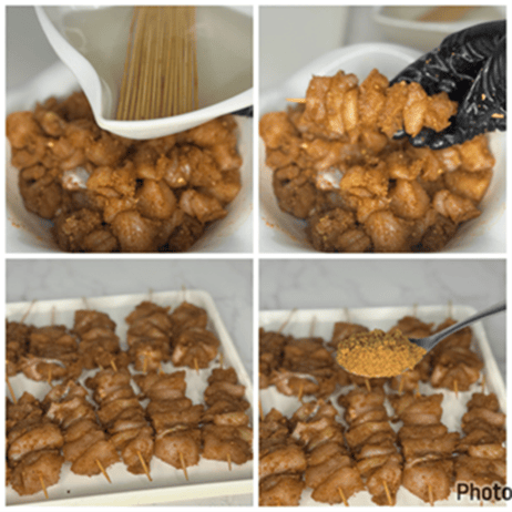 Chicken suya kebab 4