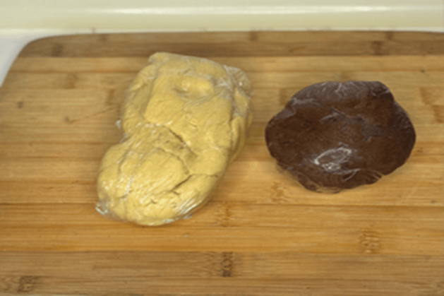 Chocolate and vanilla cookies 7
