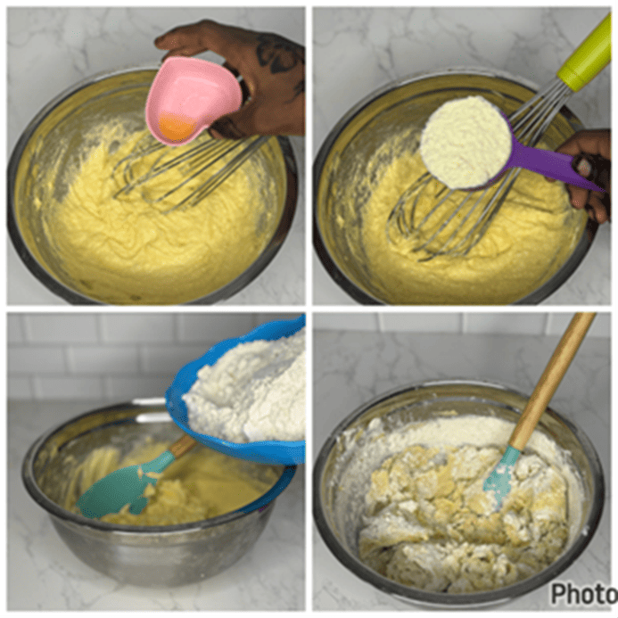 Chocolate and vanilla cookies 4