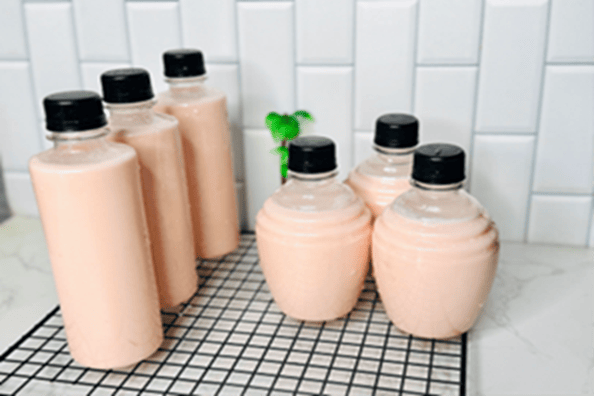 strawberry milkshake 5