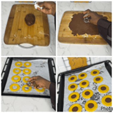 sunflowers biscuits/cookies 7