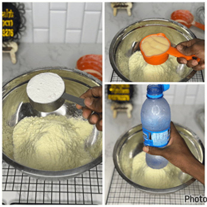 yadda ake milk cake 6