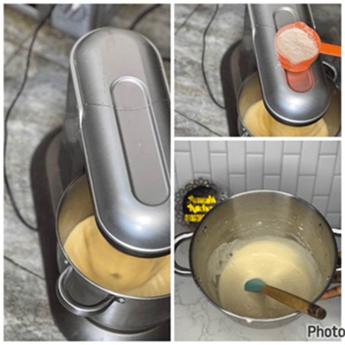 yadda ake milk cake 3