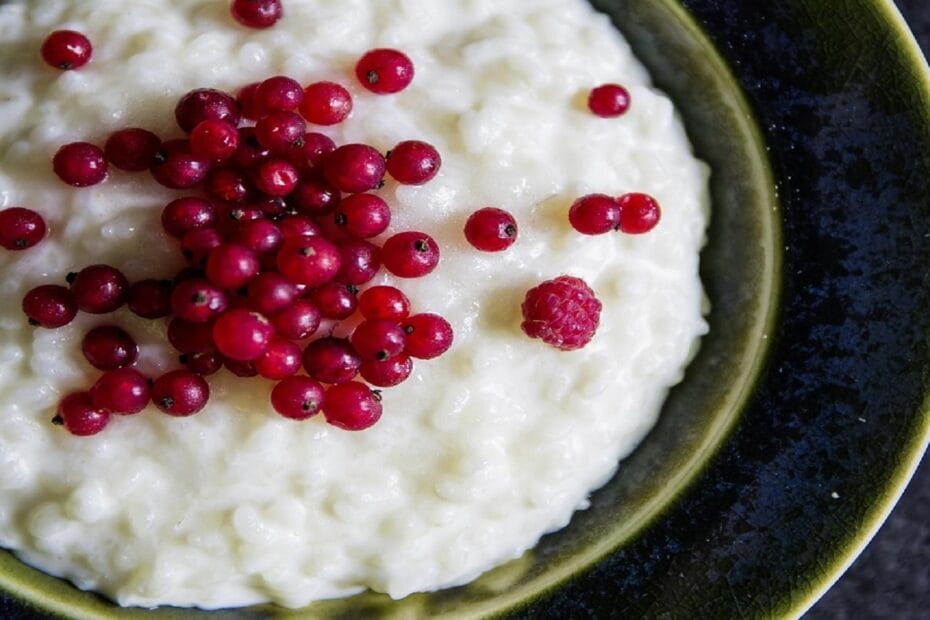 Portuguese rice pudding