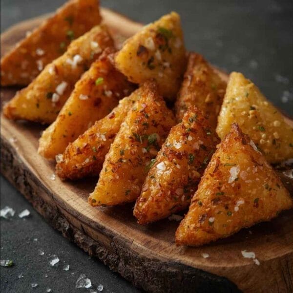 How to make potato triangles